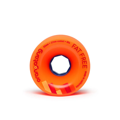 Orangatang | 65mm/80a Fat Free Wheels - Orange