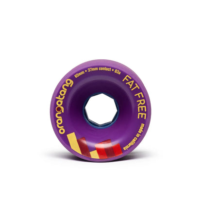 Orangatang | 65mm/83a Fat Free Wheels - Purple