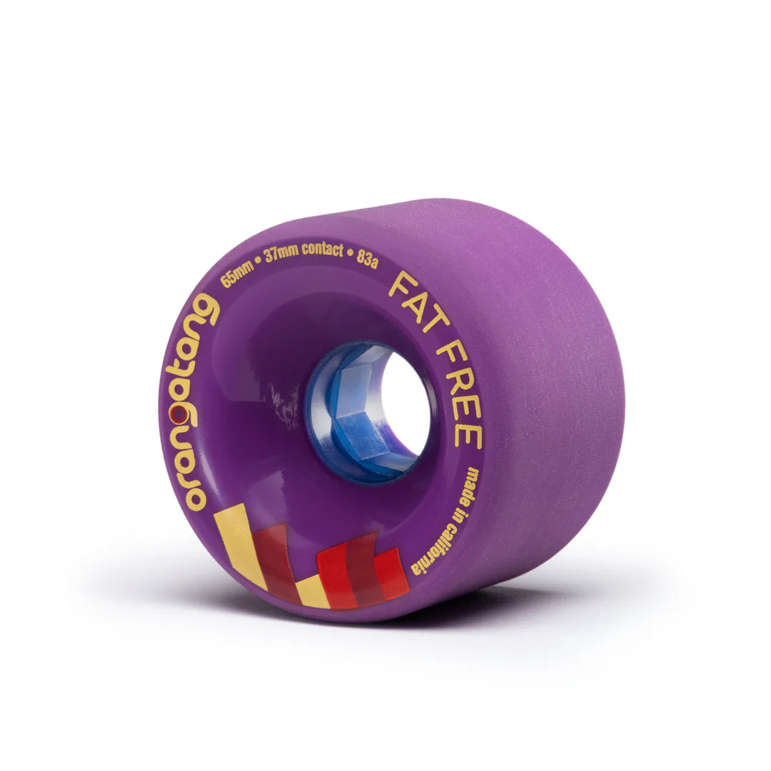 Orangatang | 65mm/83a Fat Free Wheels - Purple