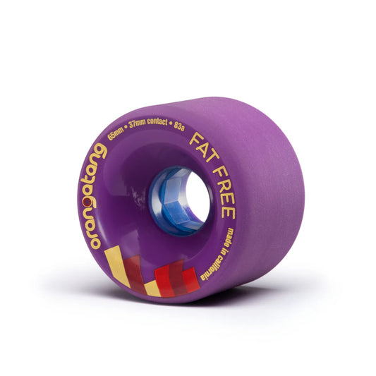 Orangatang | 65mm/83a Fat Free Wheels - Purple