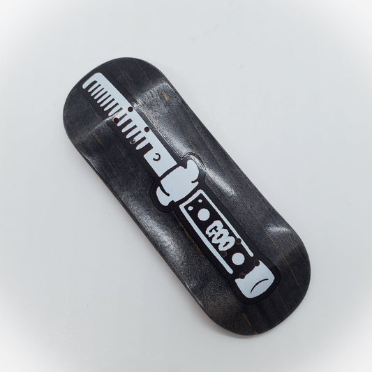 33.5mm Fingerboard Deck - Switchblade Comb Black