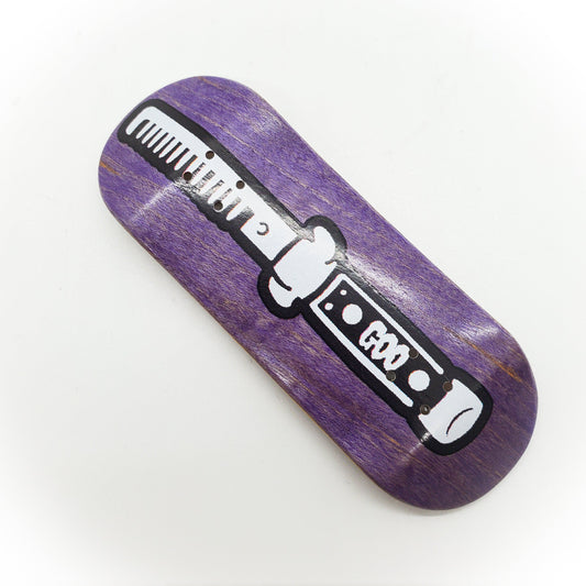 33.5mm Fingerboard Deck - Switchblade Comb Purple