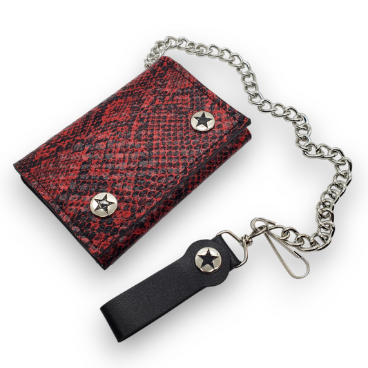 Funk Plus | Chain Wallet - Red Snake