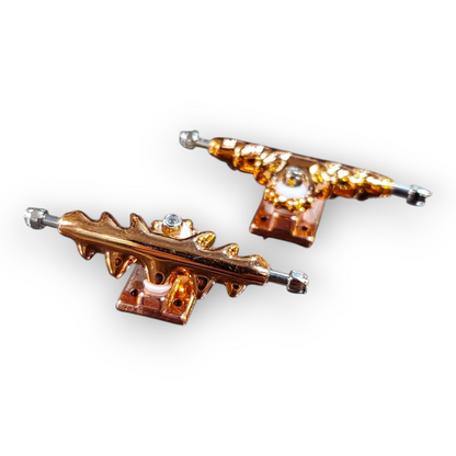 Leefai | 34mm Monster Fingerboard Trucks - Rose Gold