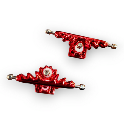 Leefai | 34mm Monster Fingerboard Trucks - Red