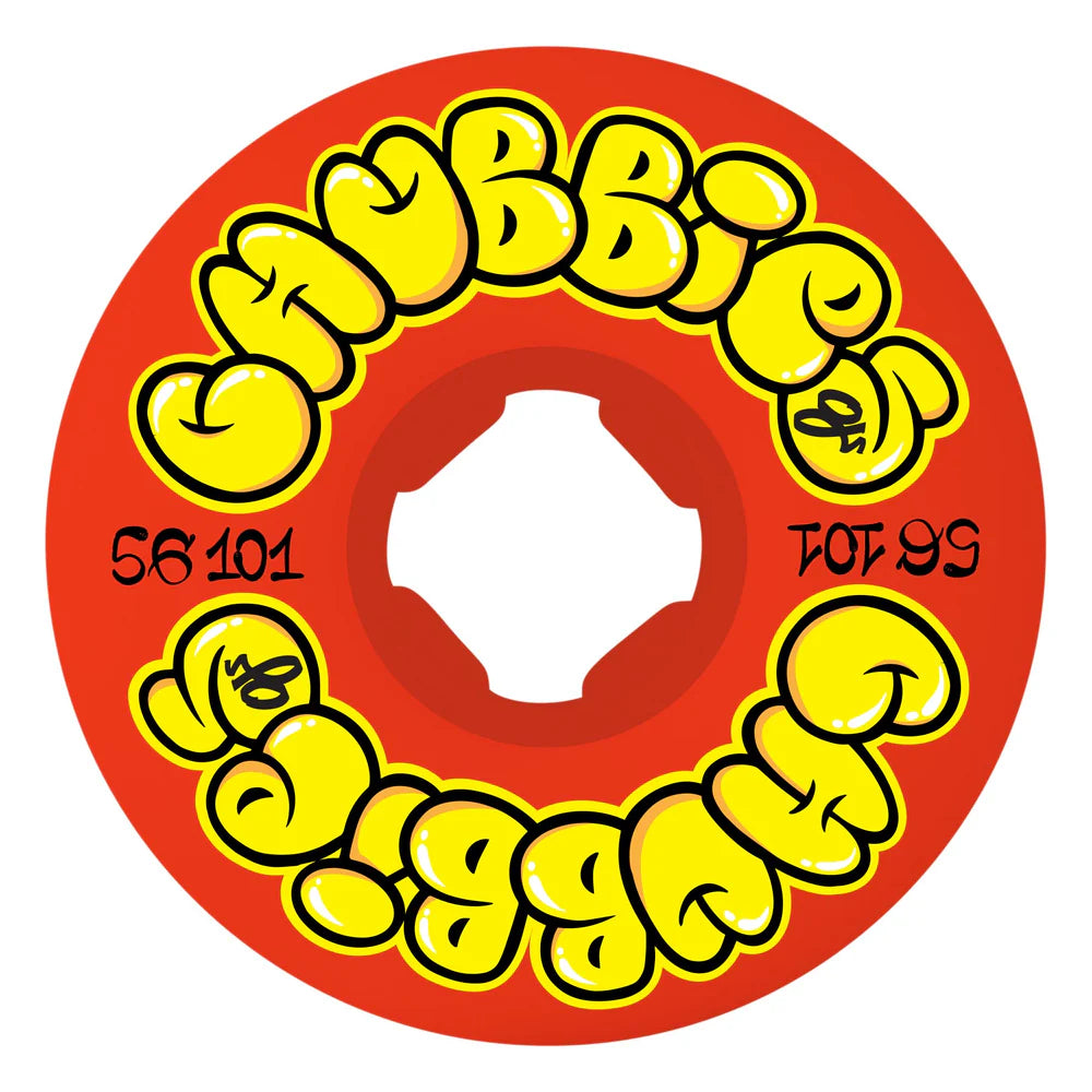 OJ | 56mm/101a Throw Ups Chubbies Wheels - Red