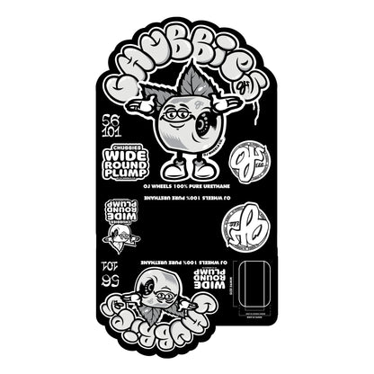 OJ | 56mm/101a Throw Ups Chubbies Wheels - Red