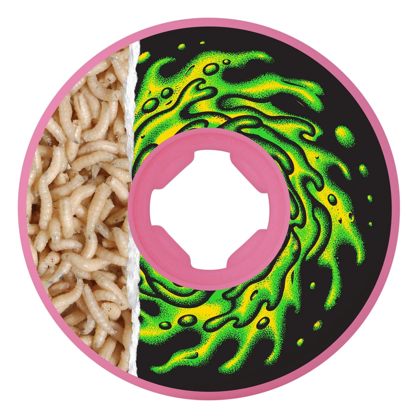 Slime Balls | 54mm/97a Tear Away Maggots Hardline Wheels - Neon Pink