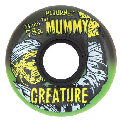 OJ | 54mm/78a Mummy Keyframe OJ x Creature Wheel - Black/Green