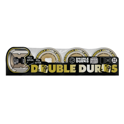 OJ | 54mm/95a/99a Double Duro Chubbies - White/Gum