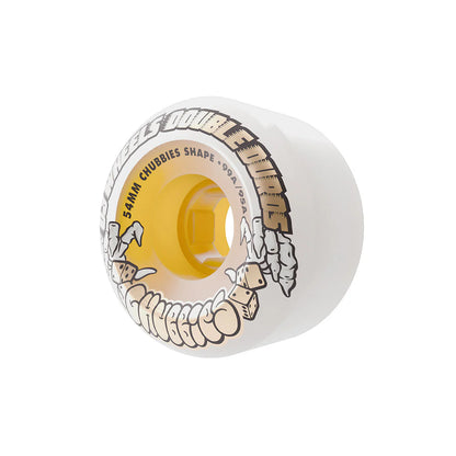 OJ | 54mm/95a/99a Double Duro Chubbies - White/Gum