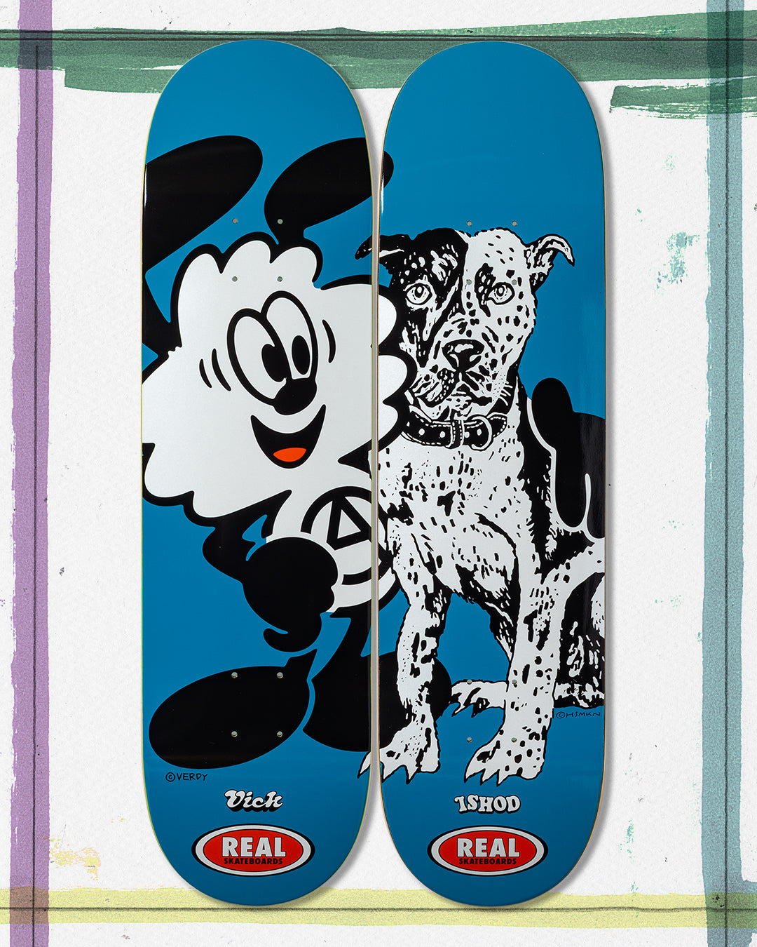 Real | 8.5" Verdy Vick Skateshop Day Skateboard Deck