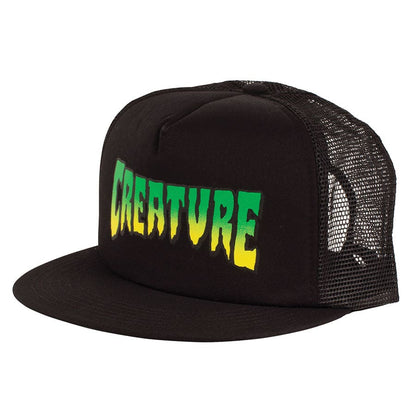 Creature | Logo Mesh Trucker - Black