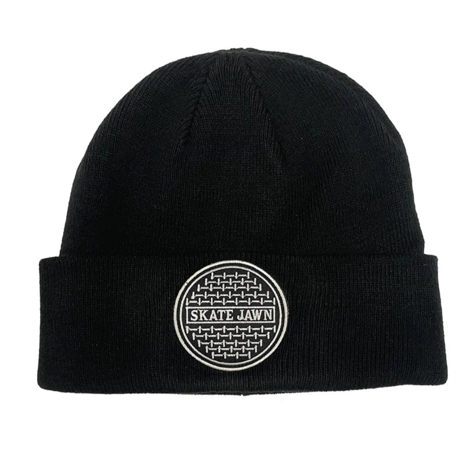 Skate Jawn | Sewer Cap Beanie | Black