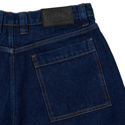 Real | Street Cleaner Denim Shorts - Dark Wash