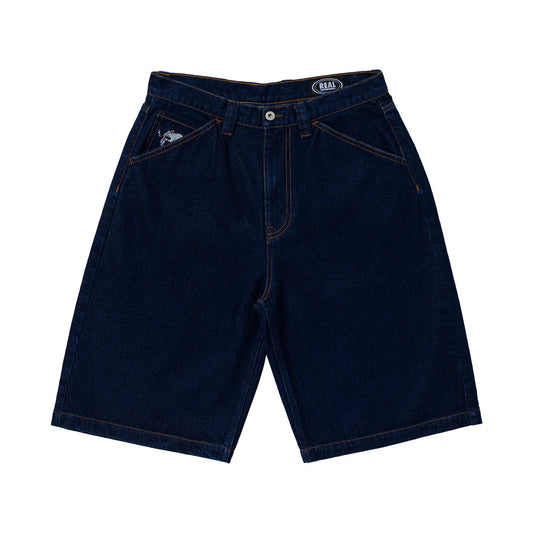 Real | Street Cleaner Denim Shorts - Dark Wash