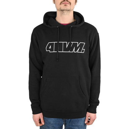 411VM | Outline Heavyweight Hoodie - Black
