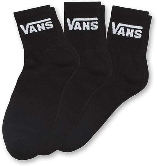 Vans | 3 Pack Half Crew Socks - Black