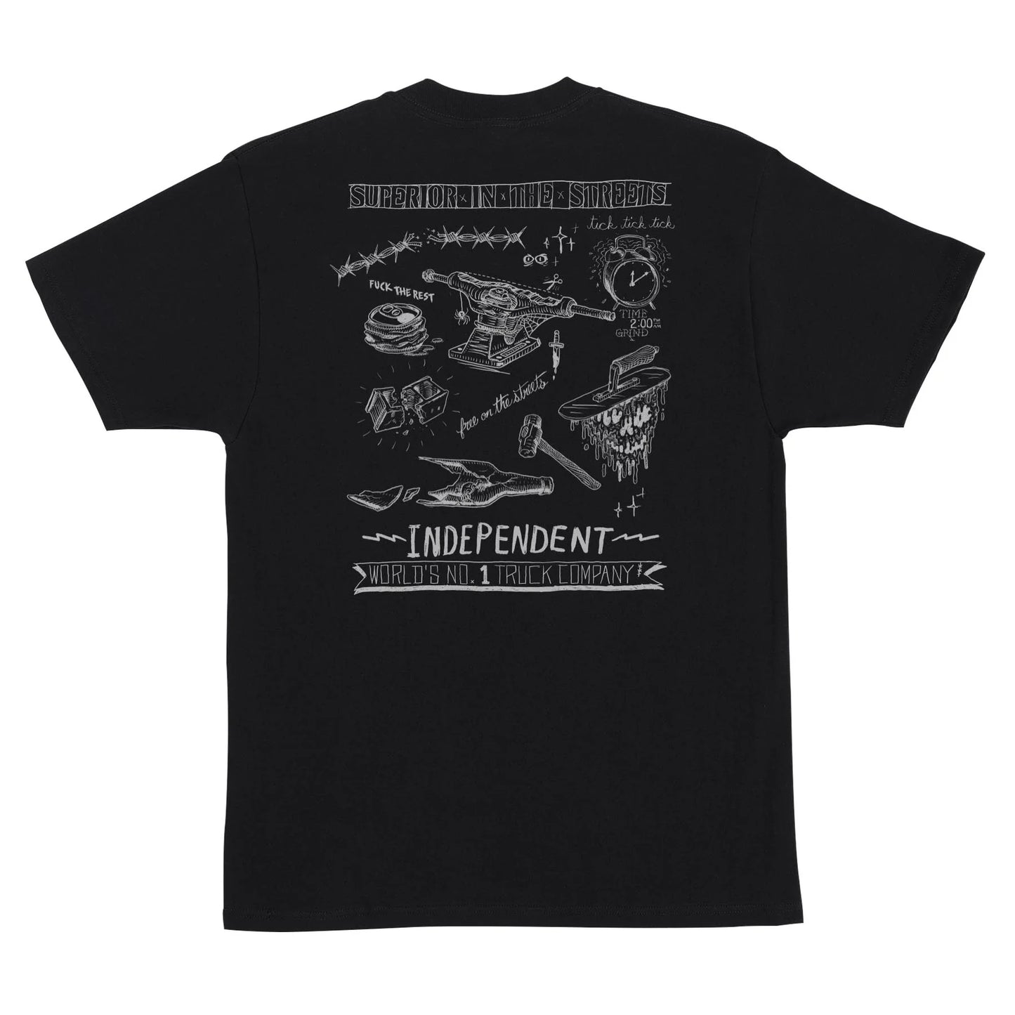 Independent | Bratrud Notebook Heavyweight Tee - Black
