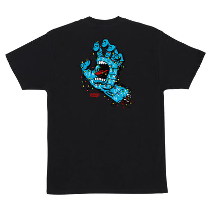Santa Cruz | Stranger Things Screaming Lights Tee - Black/Glow In the Dark