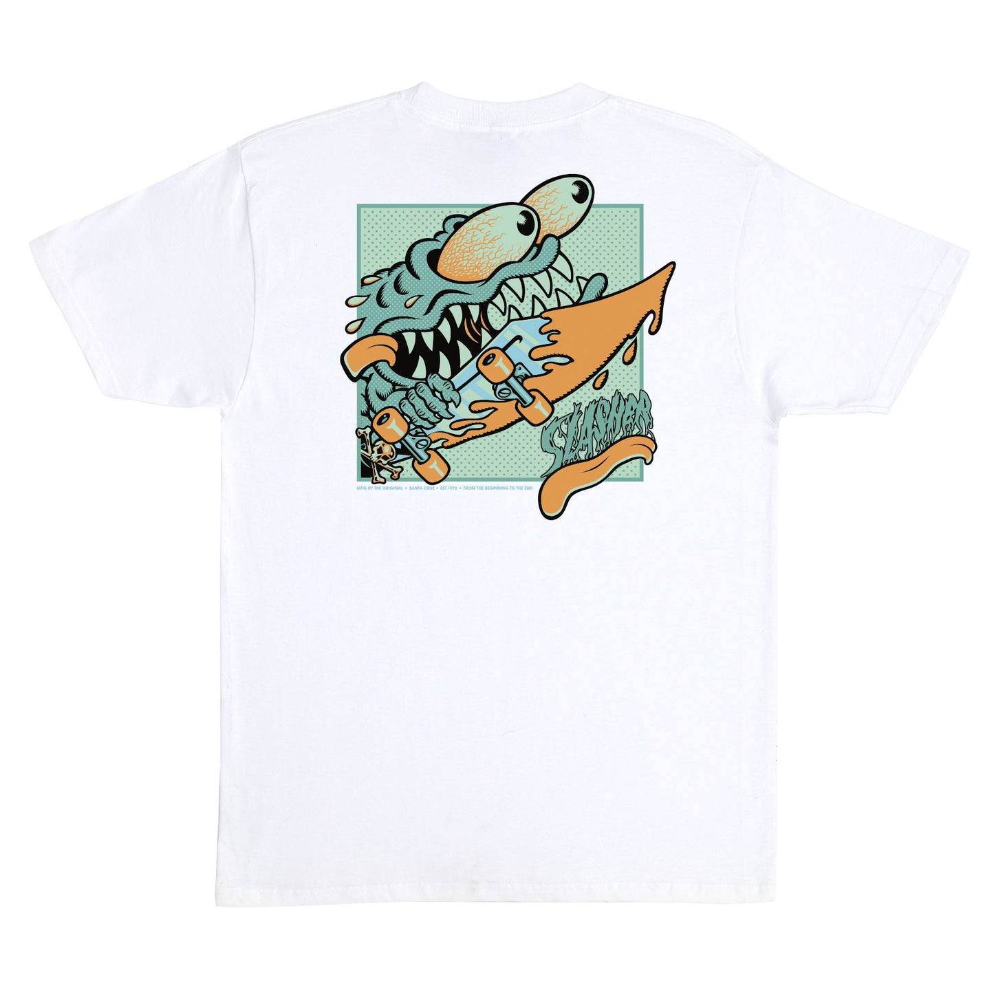 Santa Cruz | Meek Slasher Box Heavyweight Shirt - White