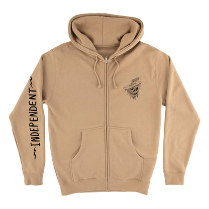 Independent | Bratrud Notebook Zip Hoodie - Sandstone