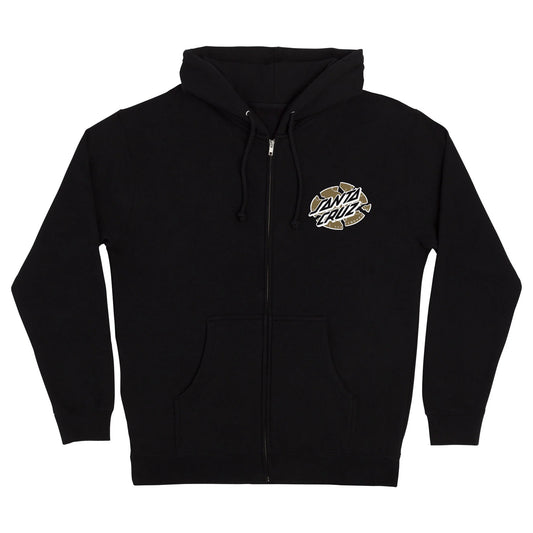 Santa Cruz - Grabke Exploding Dot Hooded Sweatshirt - Black