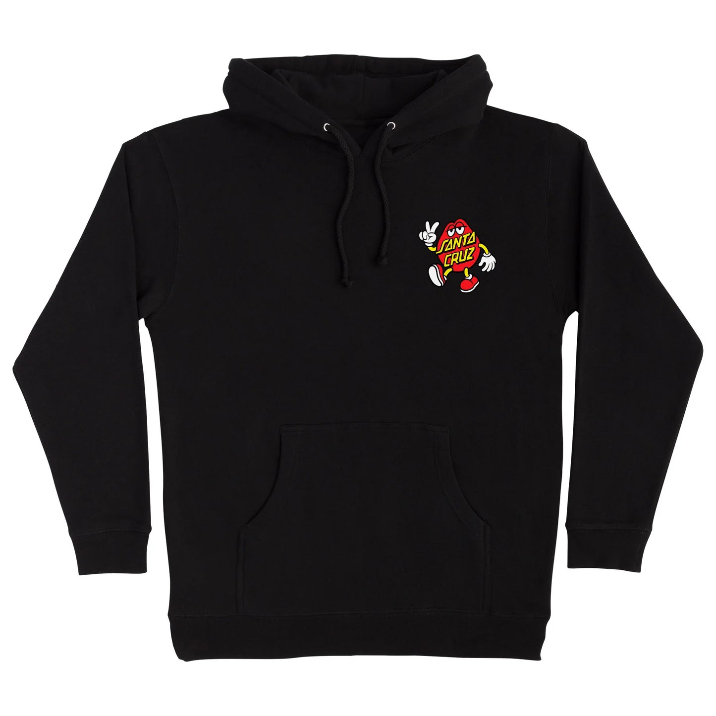 Santa Cruz - Dot Guy Pullover Hooded Sweatshirt - Black
