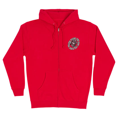 Santa Cruz | Pokemon TGC 30th Anniversary Hand Zip Hooded Sweatshirt - Red
