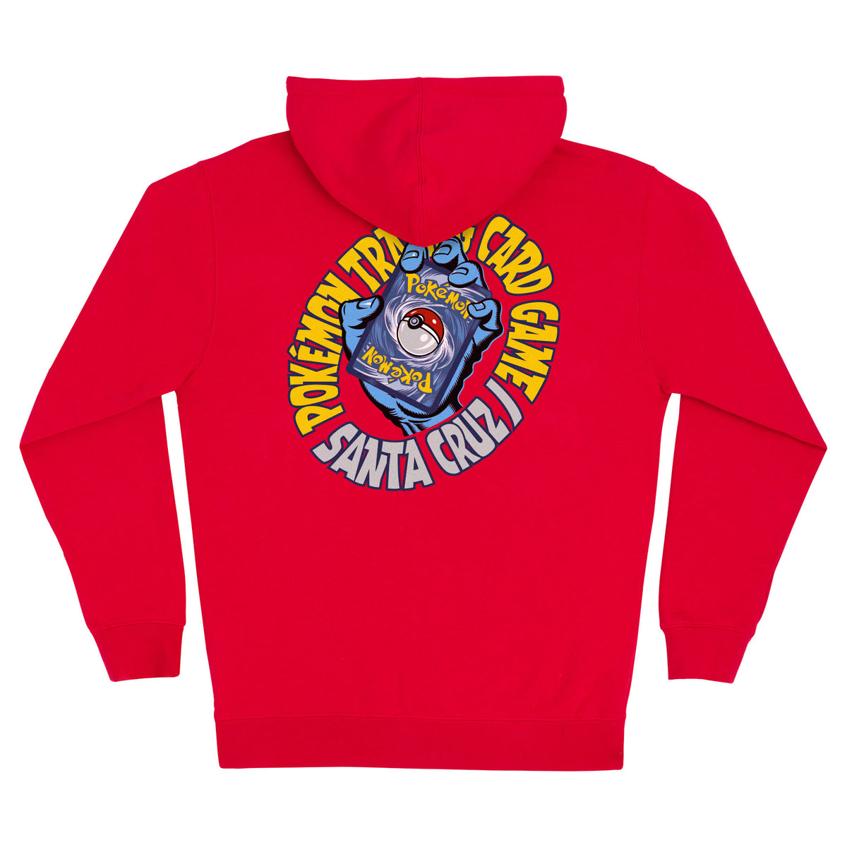 Santa Cruz | Pokemon TGC 30th Anniversary Hand Zip Hooded Sweatshirt - Red