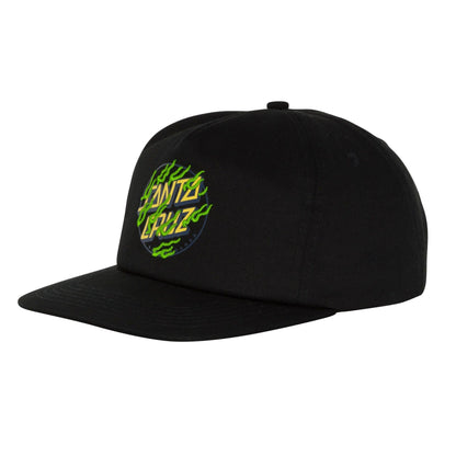 Santa Cruz | Inferno Dot Snapback Hat - Black