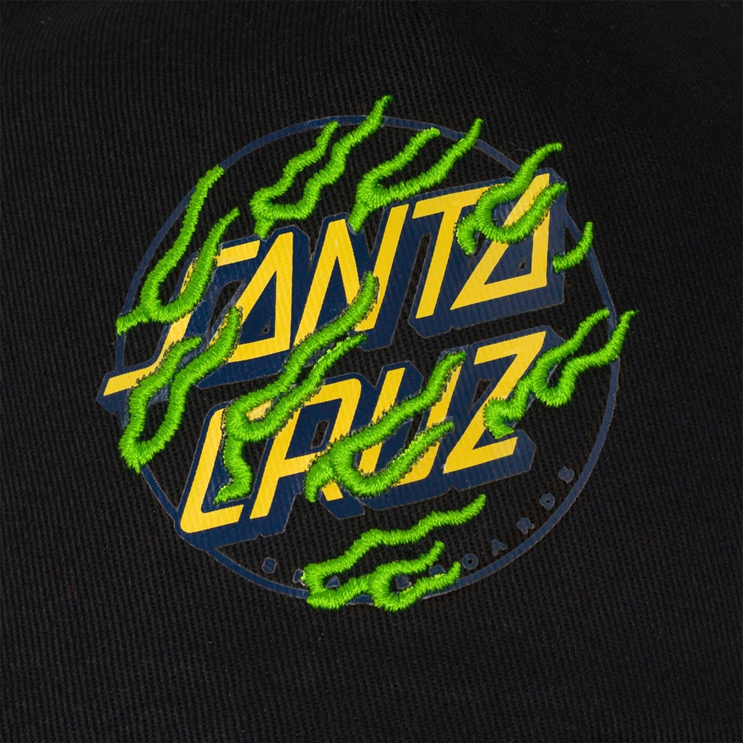 Santa Cruz | Inferno Dot Snapback Hat - Black