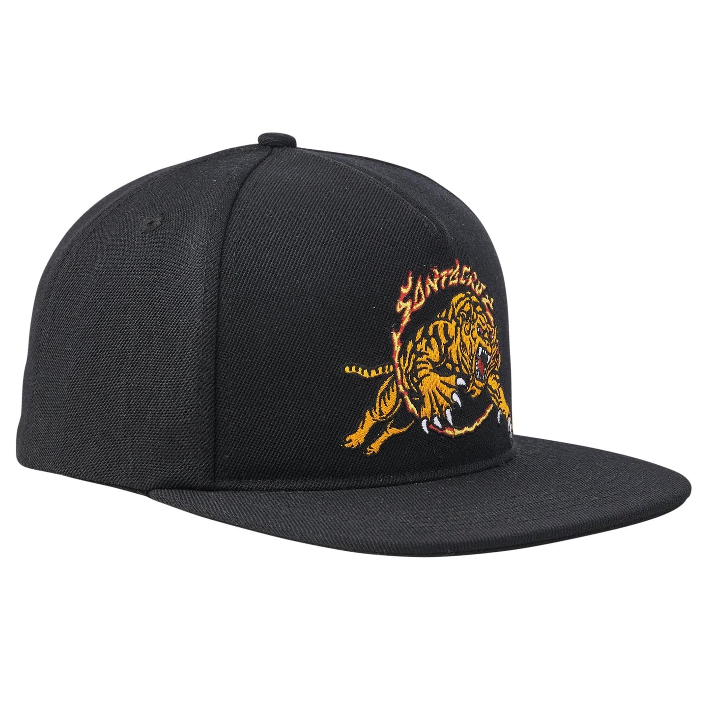 Santa Cruz | Salba Tiger Snapback Mid Profile Hat - Black