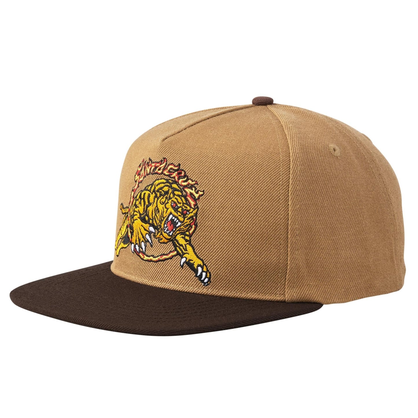 Santa Cruz | Salba Tiger Snapback Mid Profile Hat - Khaki