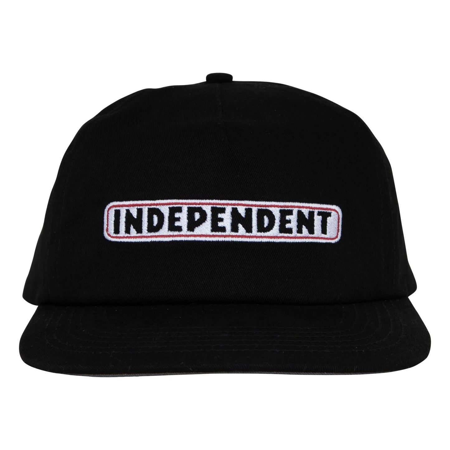 Independent | Bar Logo Snapback - Black