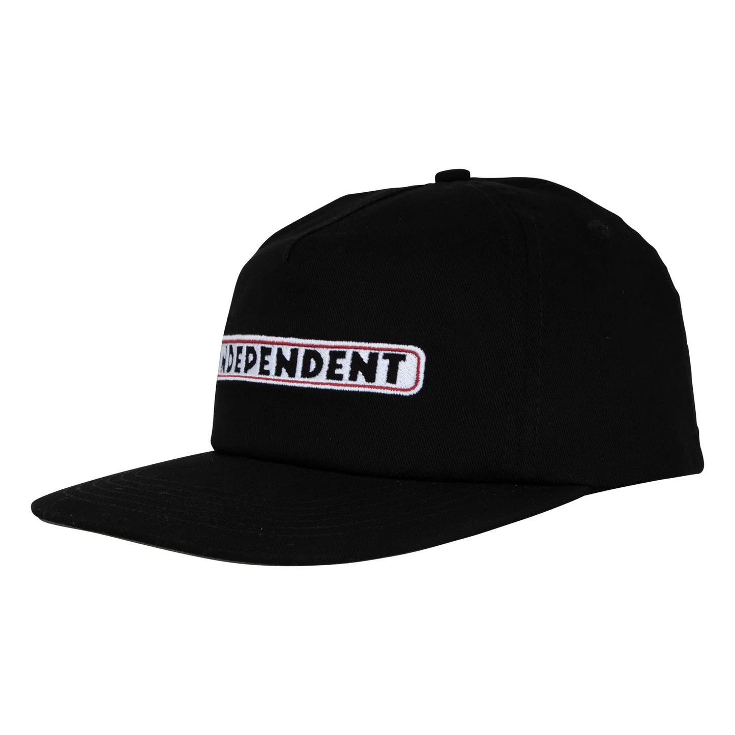 Independent | Bar Logo Snapback - Black