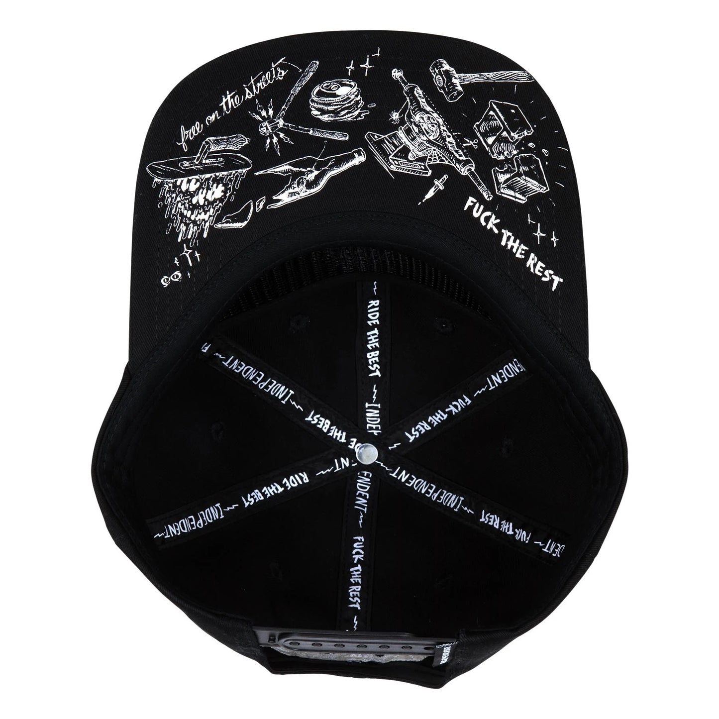 Independent | Bratrud Notebook Snapback - Black