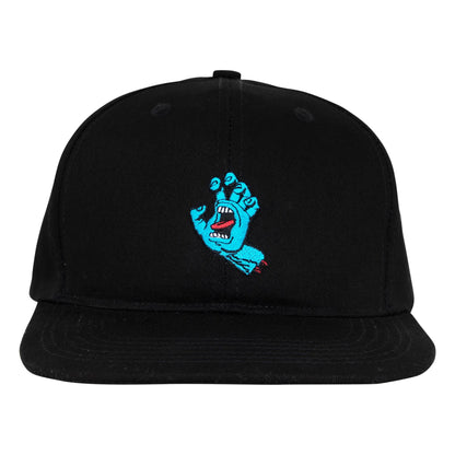 Santa Cruz | Screaming Hand Snapback Hat - Black