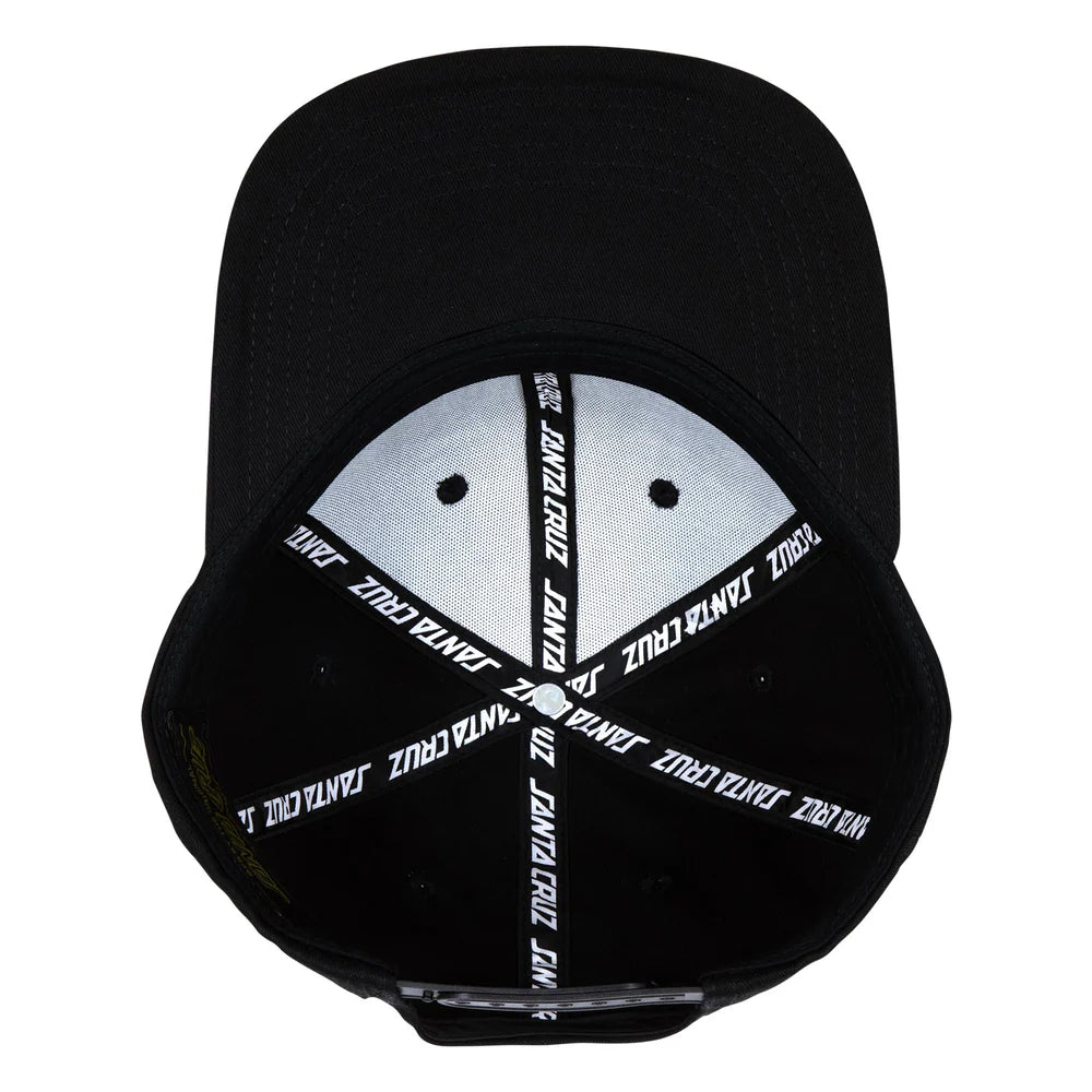 Santa Cruz | Screaming Hand Snapback Hat - Black