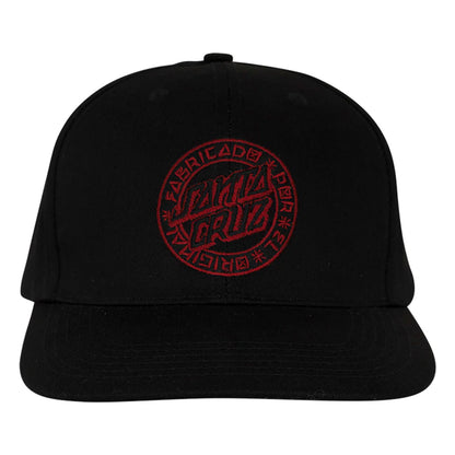Santa Cruz | Loco Dot Snapback Hat - Black