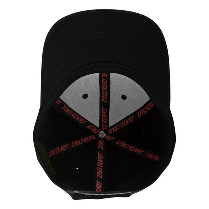 Santa Cruz | Loco Dot Snapback Hat - Black