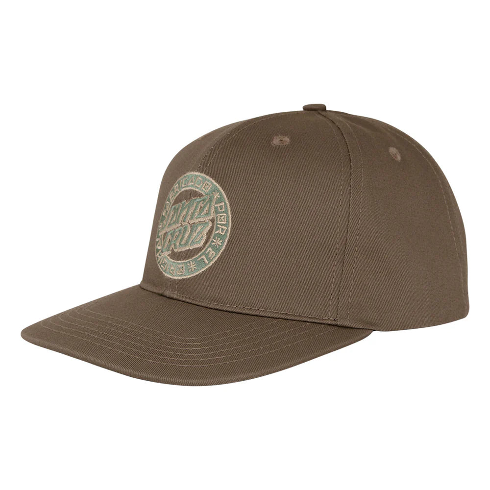 Santa Cruz | Loco Dot Snapback Hat - Saddle
