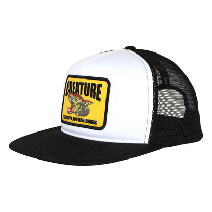 Creature | Security Service Snapback Hat - Black/White