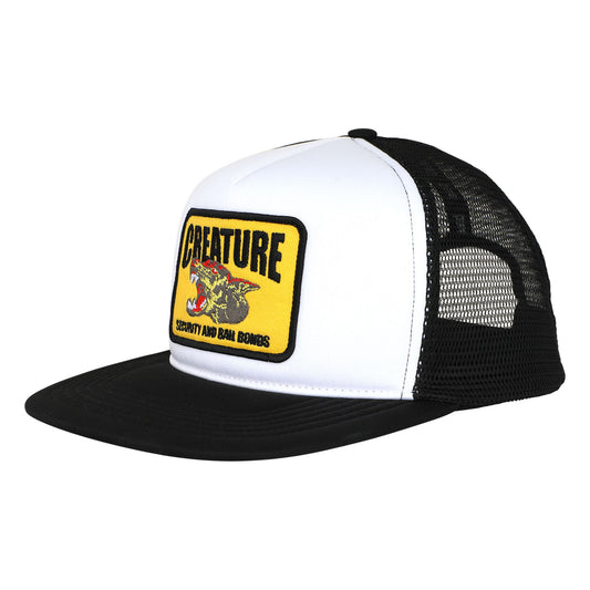 Creature | Security Service Snapback Hat - Black/White