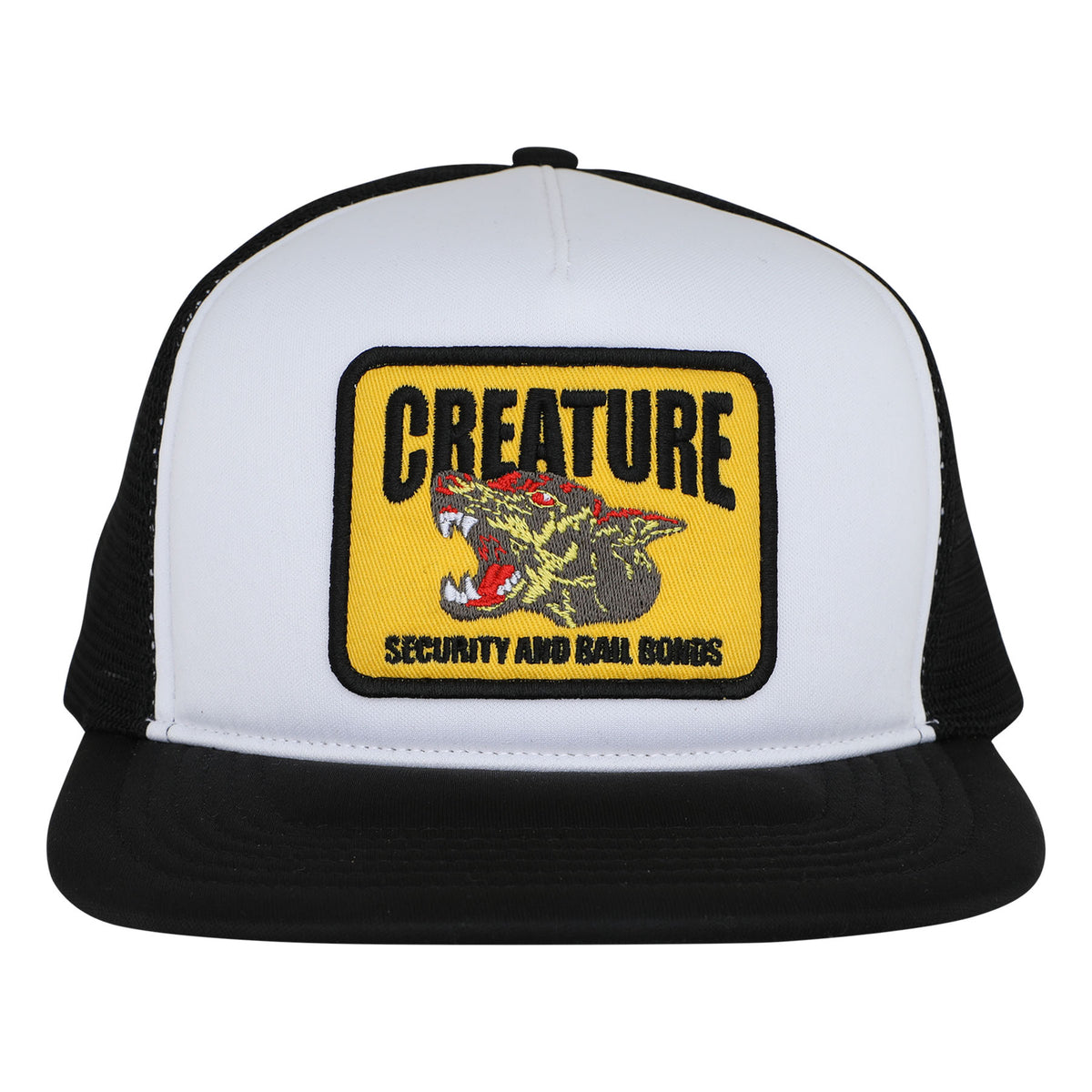 Creature | Security Service Snapback Hat - Black/White