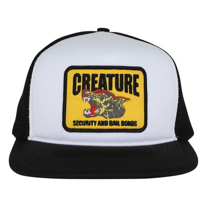 Creature | Security Service Snapback Hat - Black/White