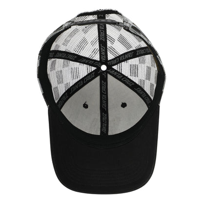 Santa Cruz | SC Gremlin Mesh Trucker Hat - White/Checker