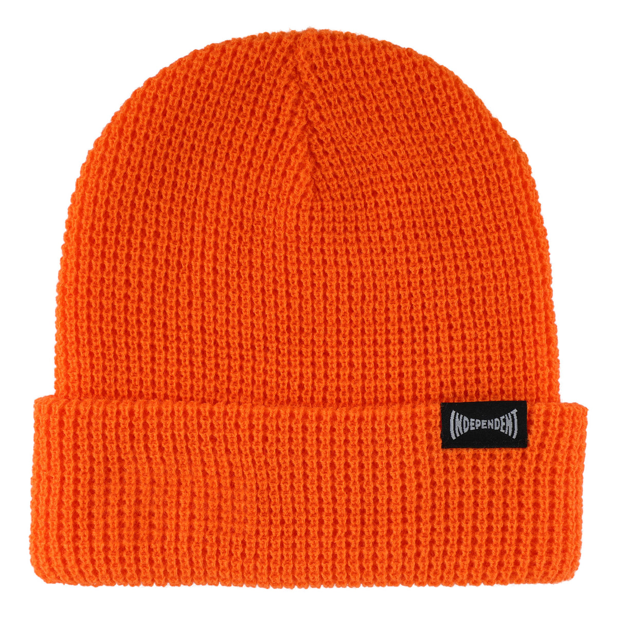 Independent | Built To Grind Waffle Knit Beanie - Orange