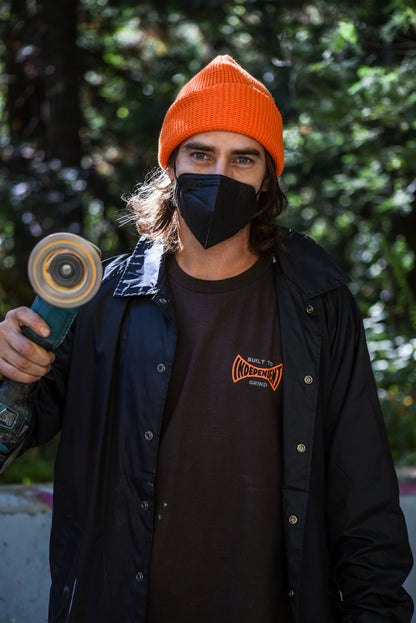 Independent | Built To Grind Waffle Knit Beanie - Orange