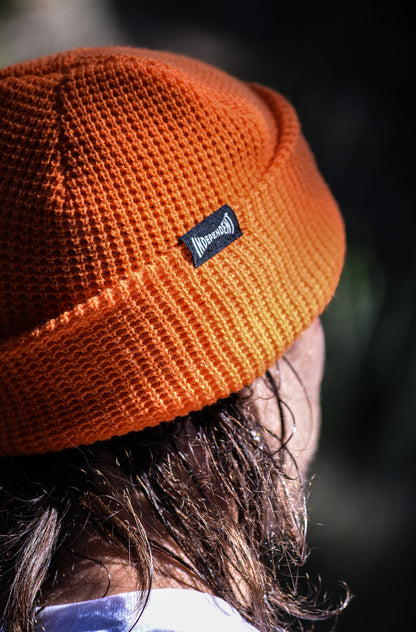 Independent | Built To Grind Waffle Knit Beanie - Orange